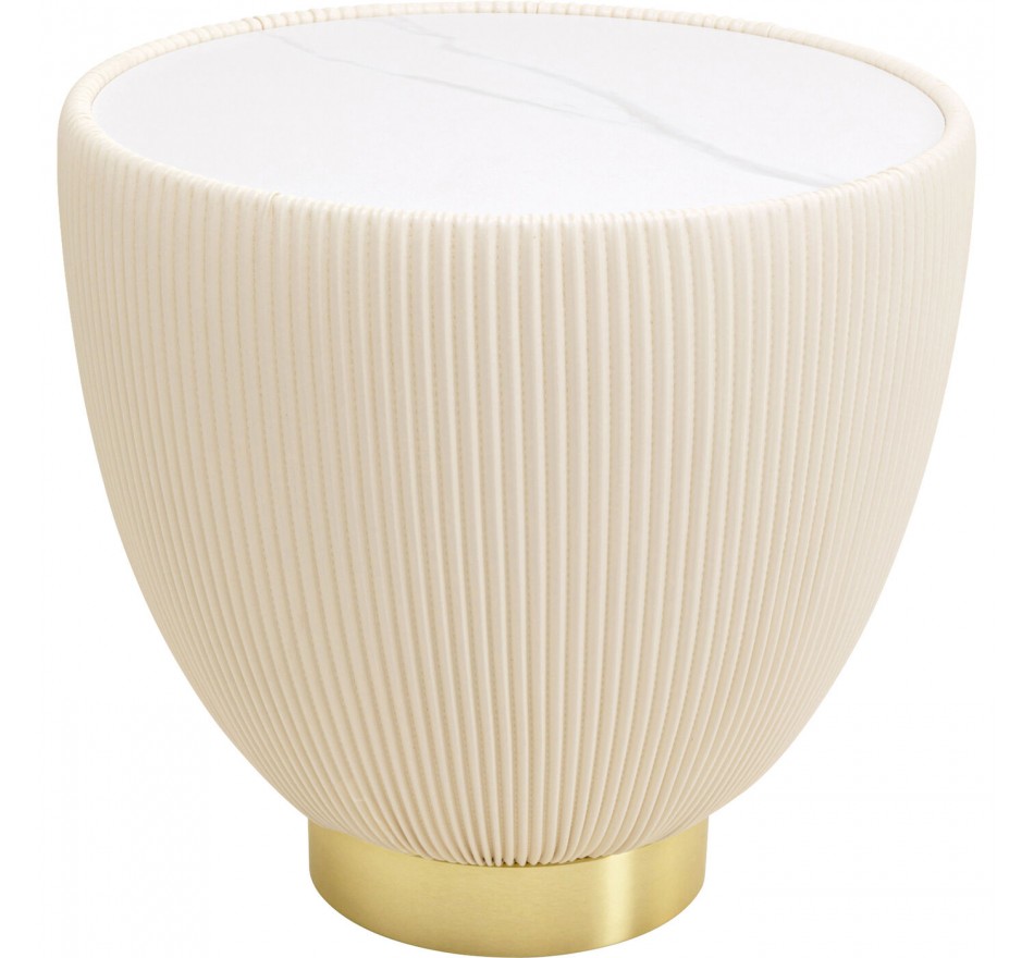 Bijzettafel Endless Vegas Ø47cm beige Kare Design