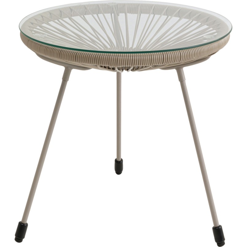 Table d'appoint beige - Acapulco Mono - Kare Design