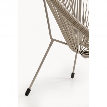 Fauteuil de jardin Acapulco Mono beige Kare Design