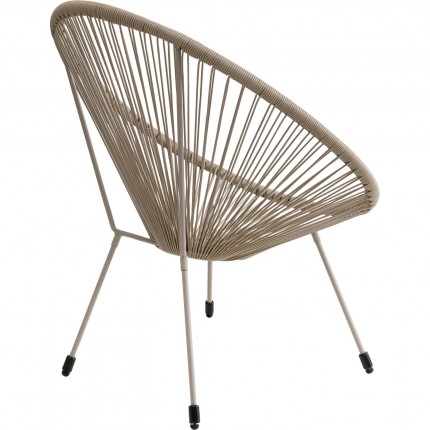 Tuinfauteuil Acapulco Mono beige Kare Design