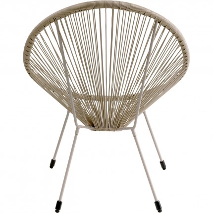 Tuinfauteuil Acapulco Mono beige Kare Design