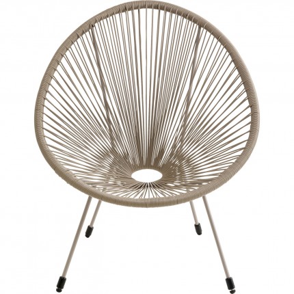 Fauteuil de jardin Acapulco Mono beige Kare Design