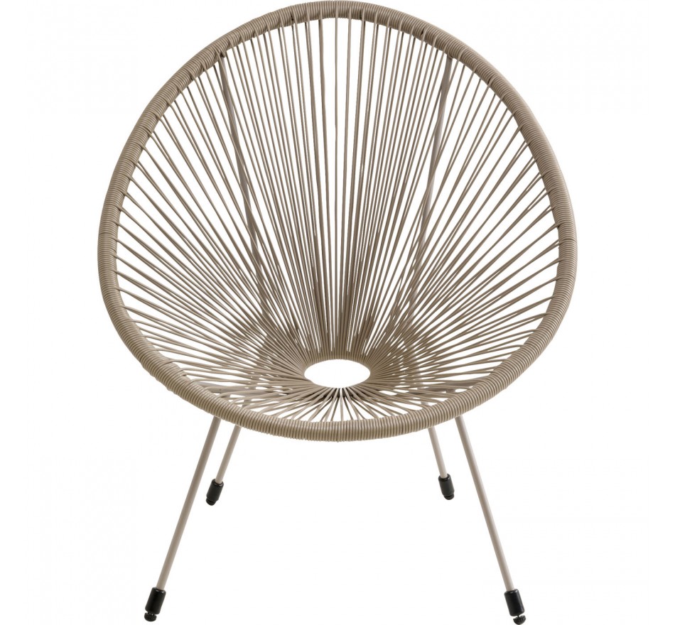 Outdoor Armchair Acapulco Mono beige Kare Design