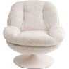 Fauteuil pivotant beige - Cosy - Kare Design