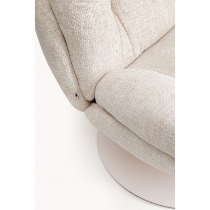 Swivel Armchair Cosy beige Kare Design