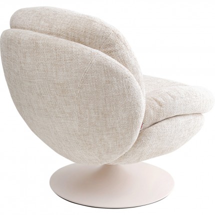 Swivel Armchair Cosy beige Kare Design
