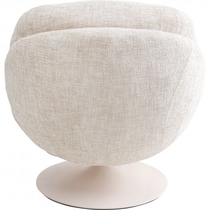 Swivel Armchair Cosy beige Kare Design