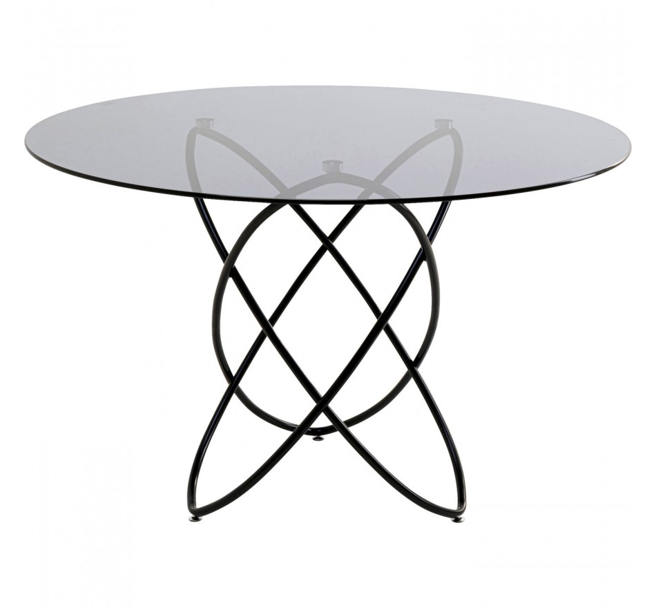 Eettafel Molekular Ø120cm zwart Kare Design