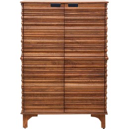 Commode en manguier massif sculpté - Santos - Kare Design