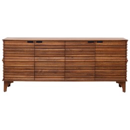 Buffet 4 portes en manguier massif sculpté - Santos - Kare Design