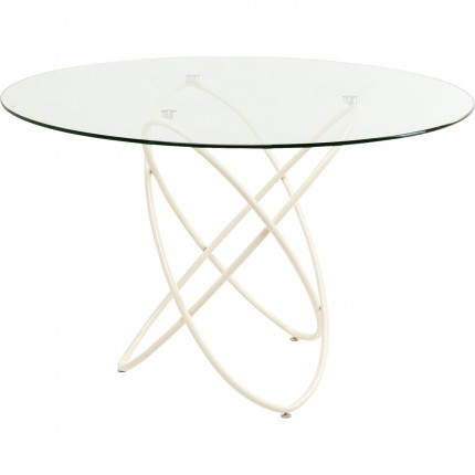 Table Molekular 120cm beige Kare Design