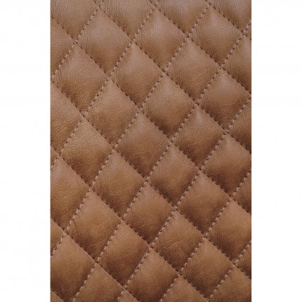 Chaise avec accoudoirs pivotante Coco marron Kare Design