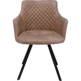 Chair with brown swivel arms - Coco - Kare Design
