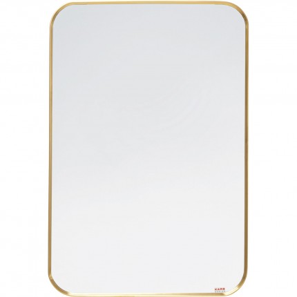 Wall Mirror Simply 90x60cm brass Kare Design