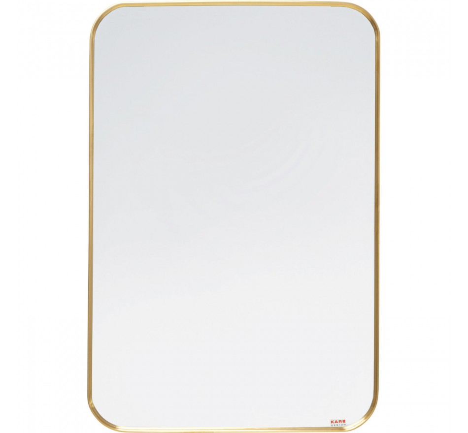 Spiegel Simply 90x60cm messing Kare Design