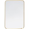 Miroir rectangulaire en laiton - Simply - Kare Design
