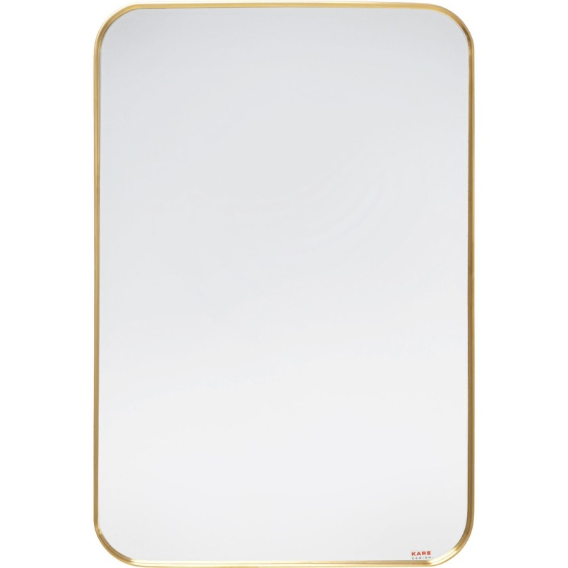 Miroir rectangle en laiton - Simply - Kare Design