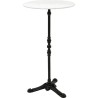 Bartafel Bistrot Ø60cm wit marmer Kare Design