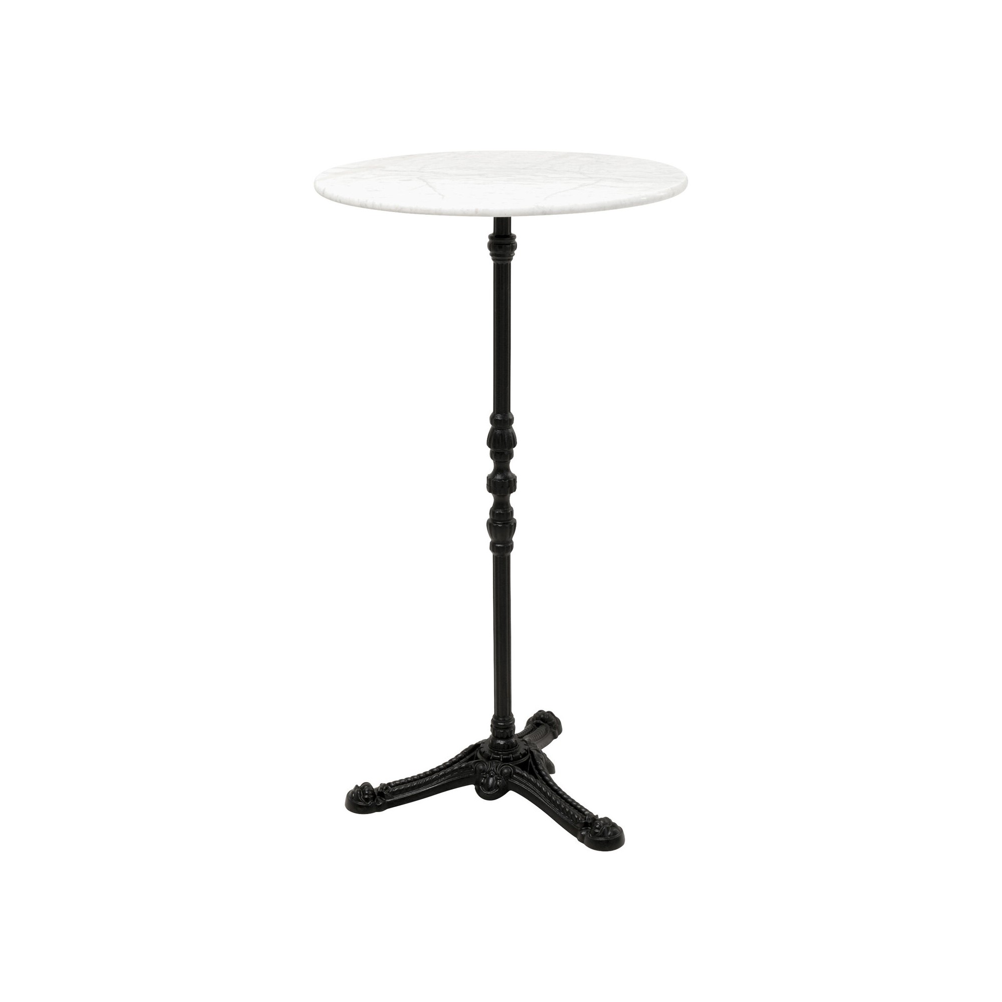 Bar table Bistrot Ø60cm white marble Kare Design