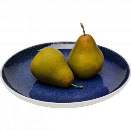 Plate Partito blue Ø22cm (6/set) Kare Design