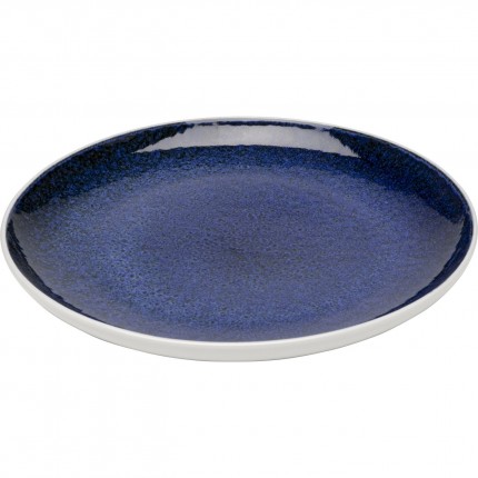 Plate Partito blue Ø22cm (6/set) Kare Design