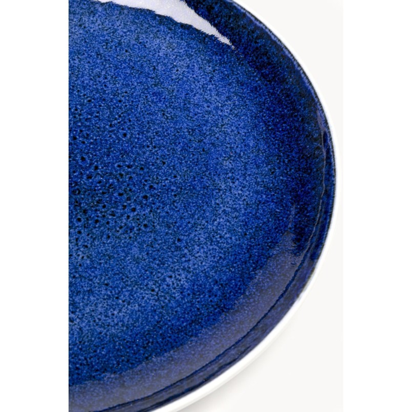 Plate Partito blue Ø20cm (6/set) Kare Design