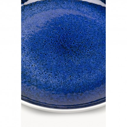 Plate Partito blue Ø22cm (6/set) Kare Design