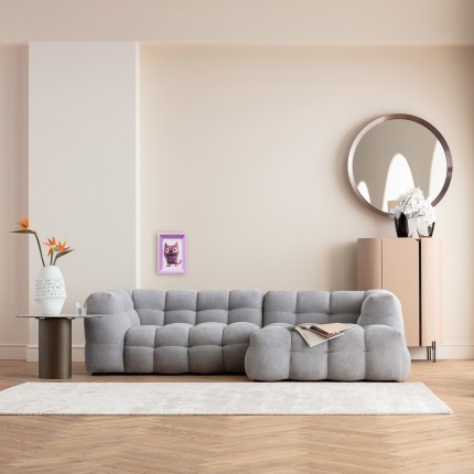 Tableau Frame chat monstre violet 13x18cm Kare Design