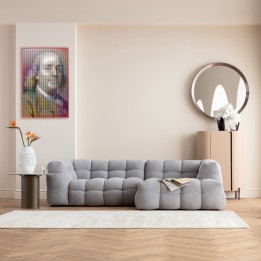 Schilderij man kaartjes 80x120cm Kare Design