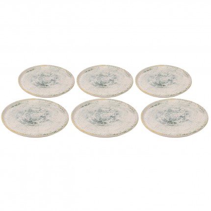 Assiettes Pippa 21cm set de 6 Kare Design