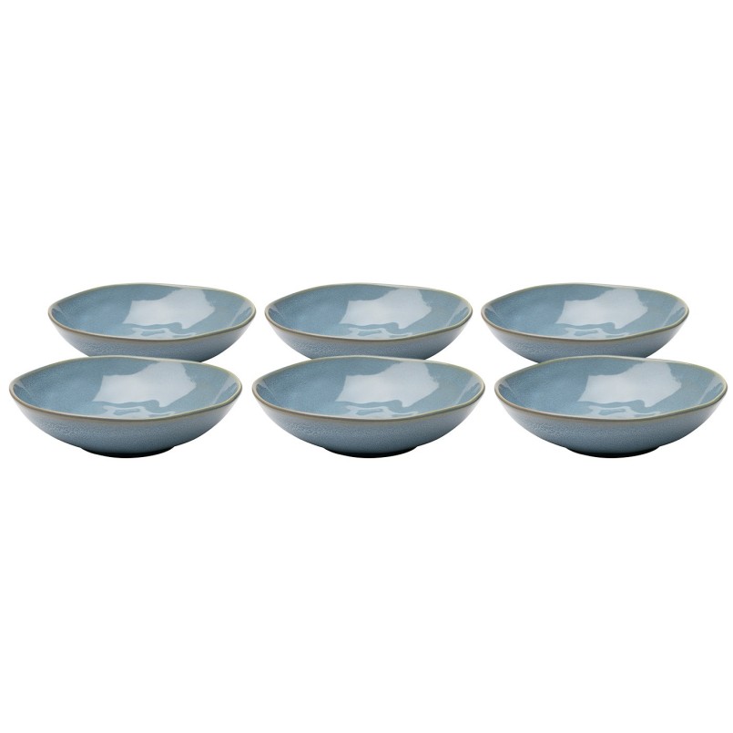 Soepborden Organic Ø22cm blauw (6/Set) Kare Design