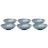 Soepborden Organic Ø22cm blauw (6/Set) Kare Design