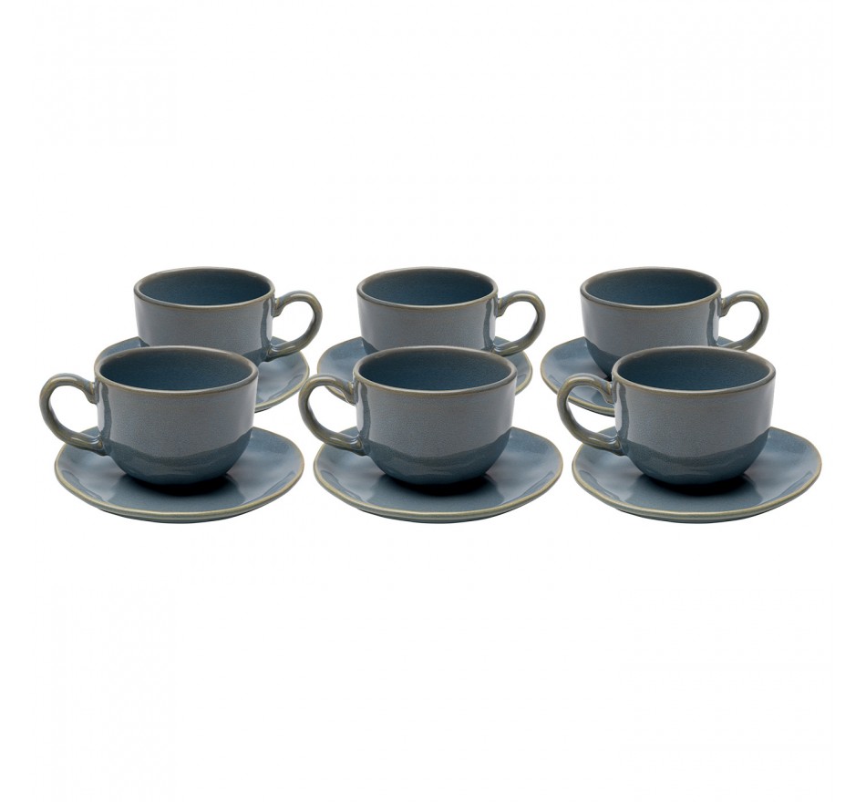 Coffee Cup Organic blue (6/set) Kare Design