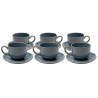 Tasses à café en faïence bleue - Organic - Kare Design