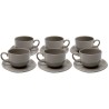 Koffiekoppen Organic taupe (6/set) Kare Design