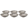Assiettes creuses en faïence taupe - Organic - Kare Design