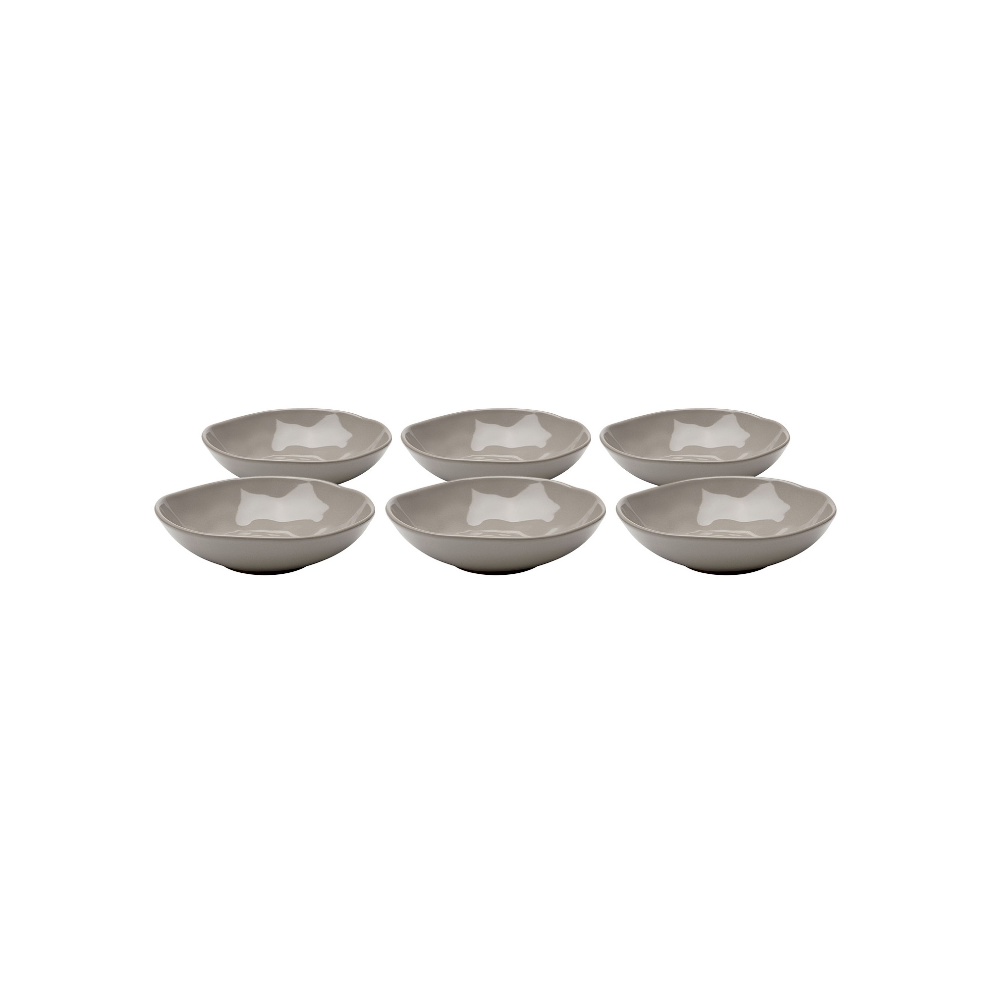 Soepborden Organic Ø22cm taupe (6/Set) Kare Design