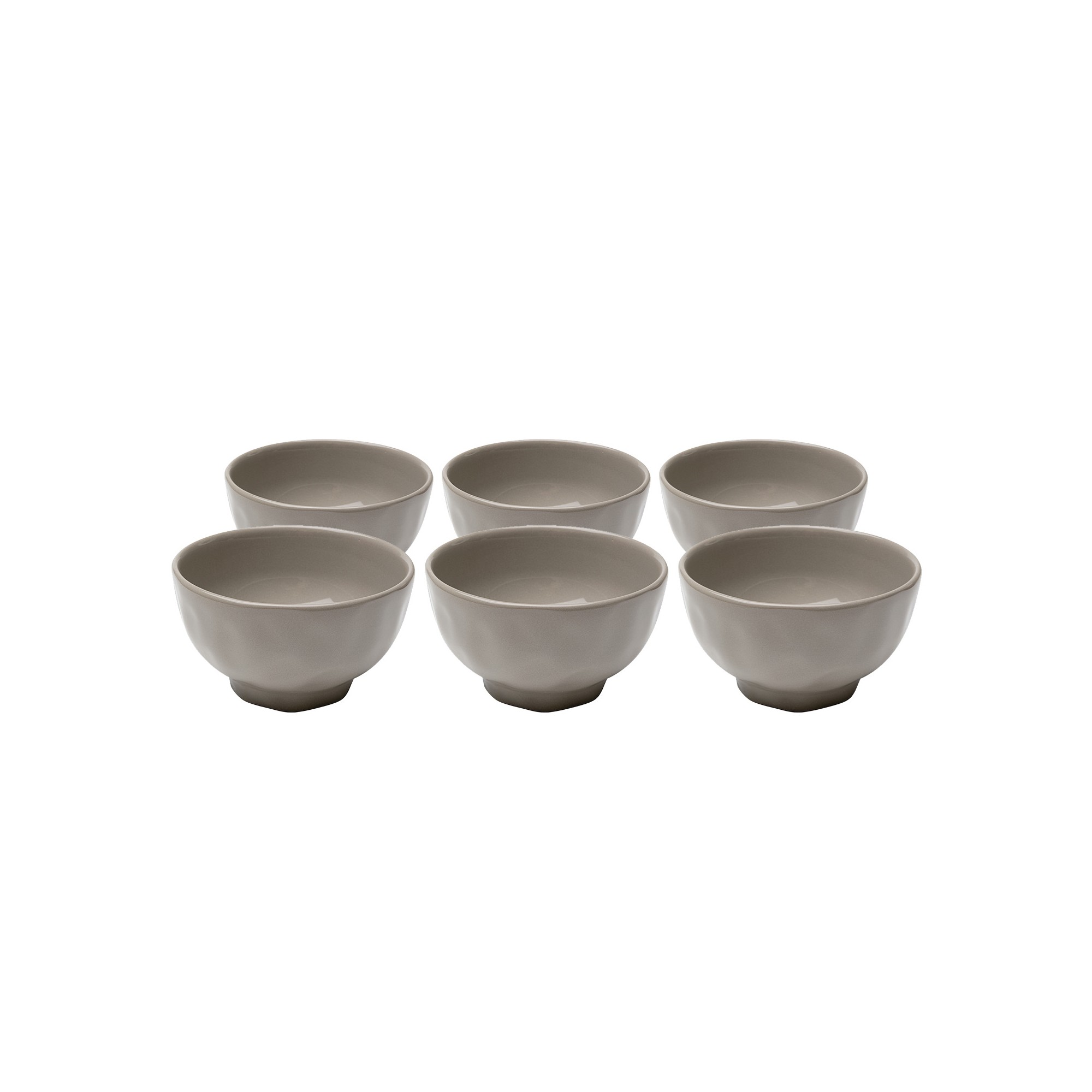 Bowl Organic Ø15cm taupe (6/set) Kare Design