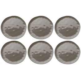 Assiettes à dessert en faïence taupe - Organic - Kare Design