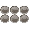 Plate Organic Ø20cm taupe (6/Set) Kare Design
