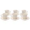 Tasses à espresso en faïence crème - Organic - Kare Design