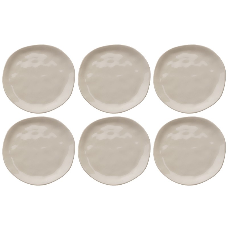 Borden Organic Ø20cm creme (6/Set) Kare Design