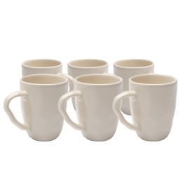Mug Organic cream (6/set) Kare Design