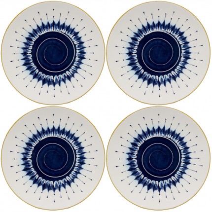 Assiettes Dalia 21cm set de 4 Kare Design