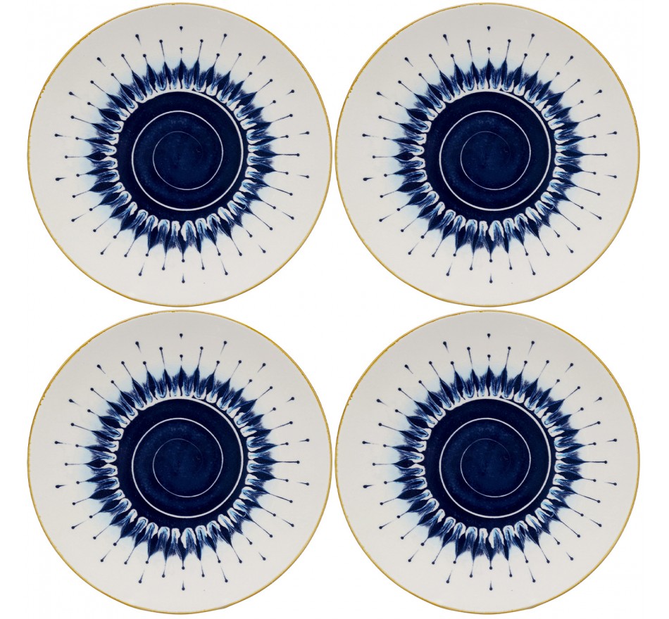 Plate Dalia Ø21cm (4/set) Kare Design