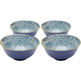Bols bleus à motifs - Gioia - Kare Design