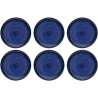 Borden Partito blauw Ø20cm (6/set) Kare Design