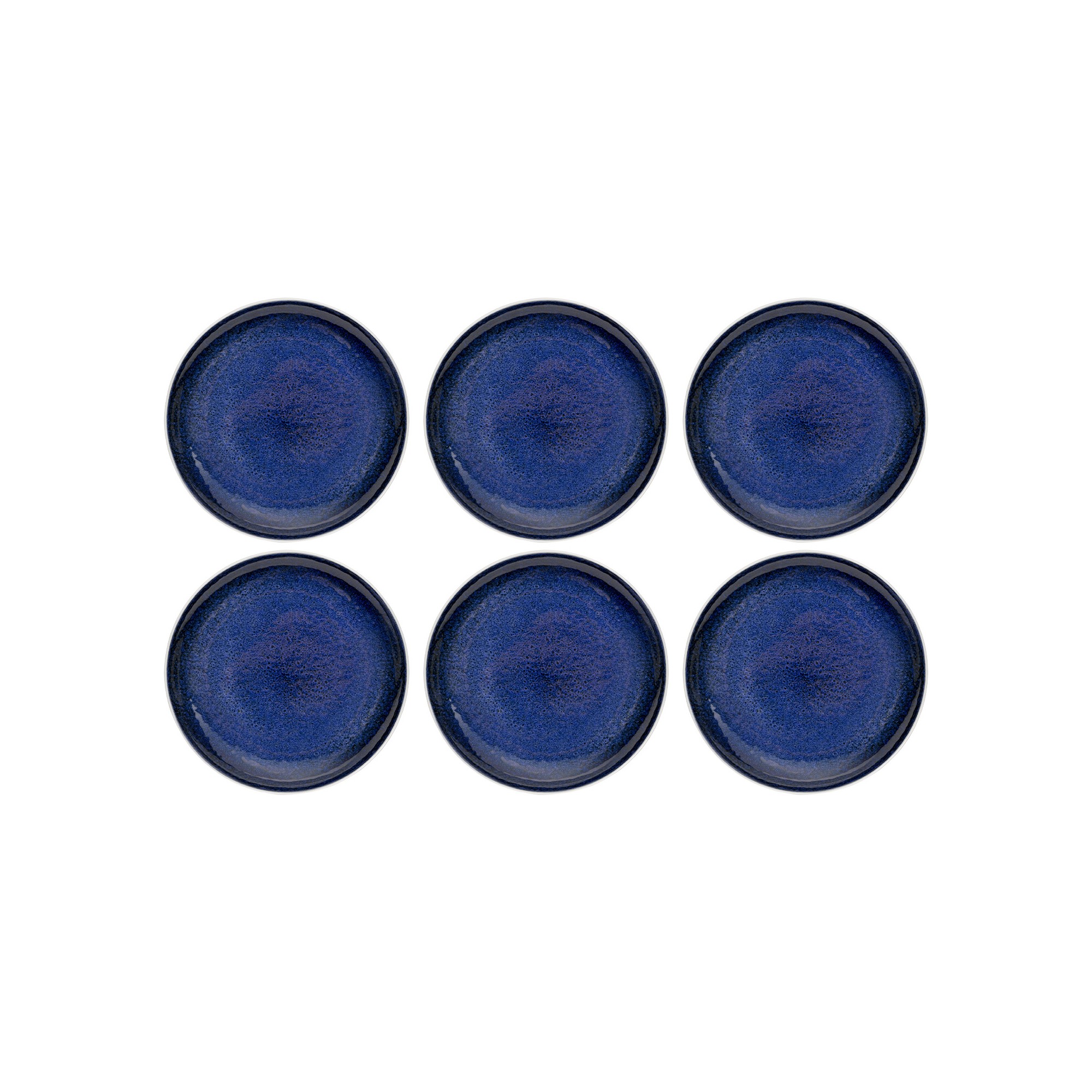 Borden Partito blauw Ø22cm (6/set) Kare Design