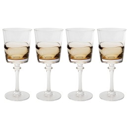 Verres à vin ambrés - Mimi - Kare Design