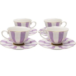 Koffiekoppen Harlequin paars (4/set) Kare Design